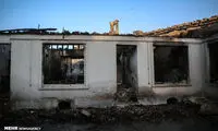 مسجد جامع ساری پس از مهار آتش