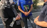 حضور پروین بر سر مزار کاشانی و حجازی