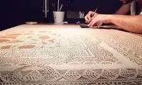 لباس های تماما دست ساز کاغذی!