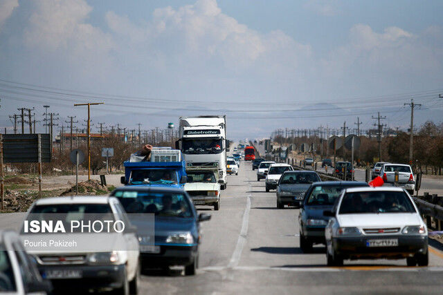 ترافیک پرحجم عیدفطر در چالوس، هراز و فیروزکوه