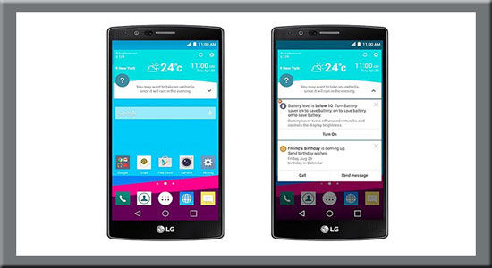 آپدیت جدید برای گوشی ال جی G4