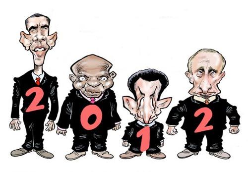 روسای جمهور سال ۲۰۱۲ / کاریکاتور