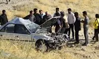 واژگونی و سقوط خودروی پژو به دره