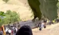 مرگ تلخ خانم دکتر در حادثه سقوط اتوبوس 