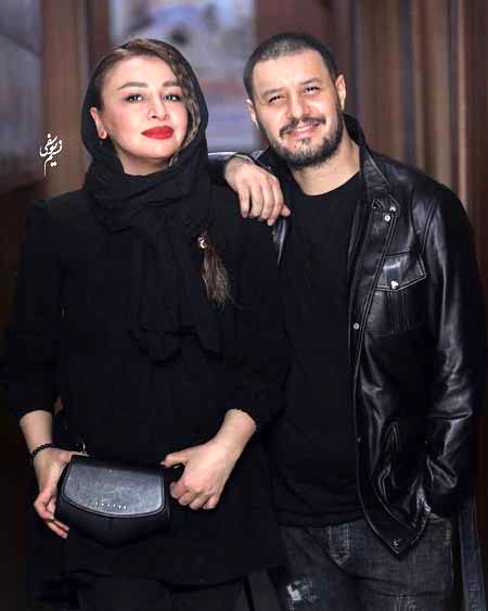 جواد عزتی و همسرش در جشنواره فیلم فجر