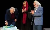 آرزوی شمس لنگرودی در جشن تولدش