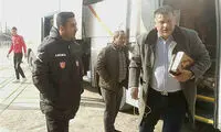 دایی با قرآن وارد ورزشگاه تختی شد