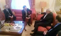 دیدار ظریف با وزیر خارجه اتریش +عکس