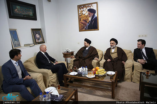 دیدار سفیر آلمان در ایران با یادگار امام