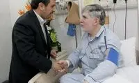 احمدی نژاد از جوانفکر عیادت کرد +عکس