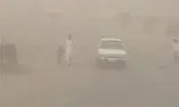 تازیانه توفان‌ شن بر تن هیرمند