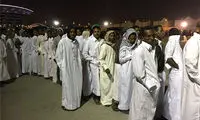 عکس: تماشاگران اجاره ای قطر مقابل ایران