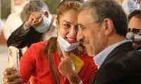 طرفداران خاص احمدی‌نژاد در نمایشگاه اکسپو