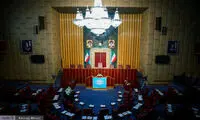 عکس یادگاری نمایندگان مجلس خبرگان در آخرین جلسه