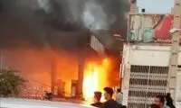 آتش‌سوزی پمپ بنزین‌ در رامهرمز