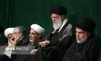 مراسم عزاداری شام غریبان با حضور رهبر انقلاب