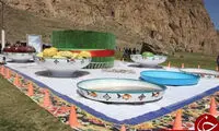 بزرگترین سفره هفت سین 95 +عکس