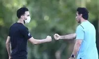مدافع استقلال با لباس شخصی در تمرین