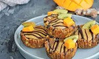 خرمای فنجانی با انبه و موز؛ مقوی و خوشمزه