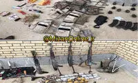 تجهیزات به دست آمده از گروهک انصار الفرقان