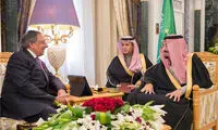 دیدار رئیس سابق سیا و پنتاگون با شاه عربستان