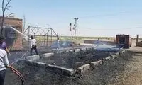 تخریب عمدی اثر گردشگری در دشت آزادگان با آتش