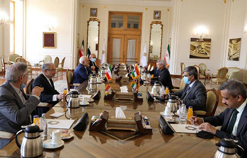 رایزنی ظریف و همتای هندی در تهران