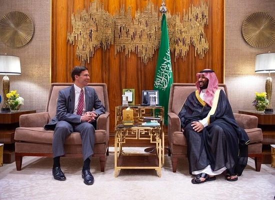 دیدار ولیعهد سعودی با رئیس پنتاگون