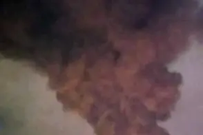 گزارش زنده از آتش‌سوزی در پالایشگاه نفت تهران