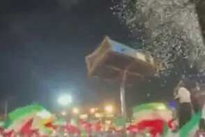 تصاویر مخابره‌شده از جشن امشب در میدان انقلاب