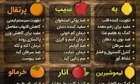 خواص ۹ میوه شگفت‌انگیز پاییزی