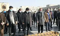 خادم در کنار بارگاه امام‌ رضا (ع) به خاک سپرده شد