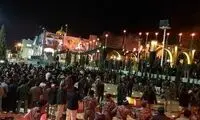 شام غریبان سردار در گلزار شهدای کرمان