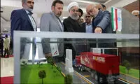 بازدید روحانی از نمایشگاه دستاورد‌های هسته‌ای