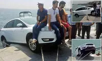 سلفی در آستانه سقوط به دریای ترکیه