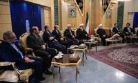 عکس: سفر حسن روحانی به باکو