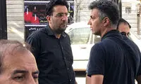 عادل فردوسی‌پور در منزل خبرنگار فقید