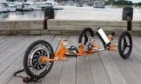 ابداع 3 چرخه با امکان نشسته و ايستاده راندن