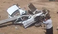 تصادف وحشتناک در محور اهواز +عکس