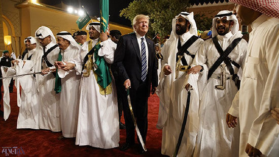 رقص شمشیر ترامپ با ملک سلمان