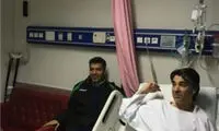 عکس: عیادت فردوسی پور از آقای گل