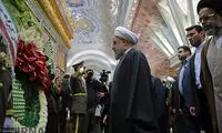 تجدید میثاق روحانی با آرمان های امام خمینی (ره)