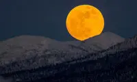 پدیده ابَرماه در شهر ساخالین روسیه