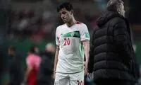 سردار آزمون در مراسم ختم والیبالیست گنبدی
