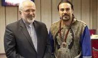 عکس «ظریف» با خواننده مورد علاقه اش