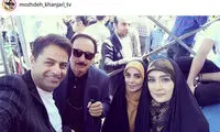 خانم مجری در راهپیمایی روز قدس