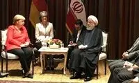 مرکل با روحانی دیدار کرد