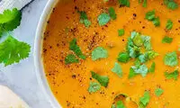 افطاری روز؛ سوپ لیمو و گشنیز