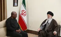عکس: دیدار رئیس جمهور غنا با رهبر انقلاب