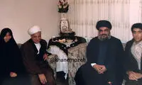 عکس دیده نشده از نصرالله در منزل آیت‌الله هاشمی